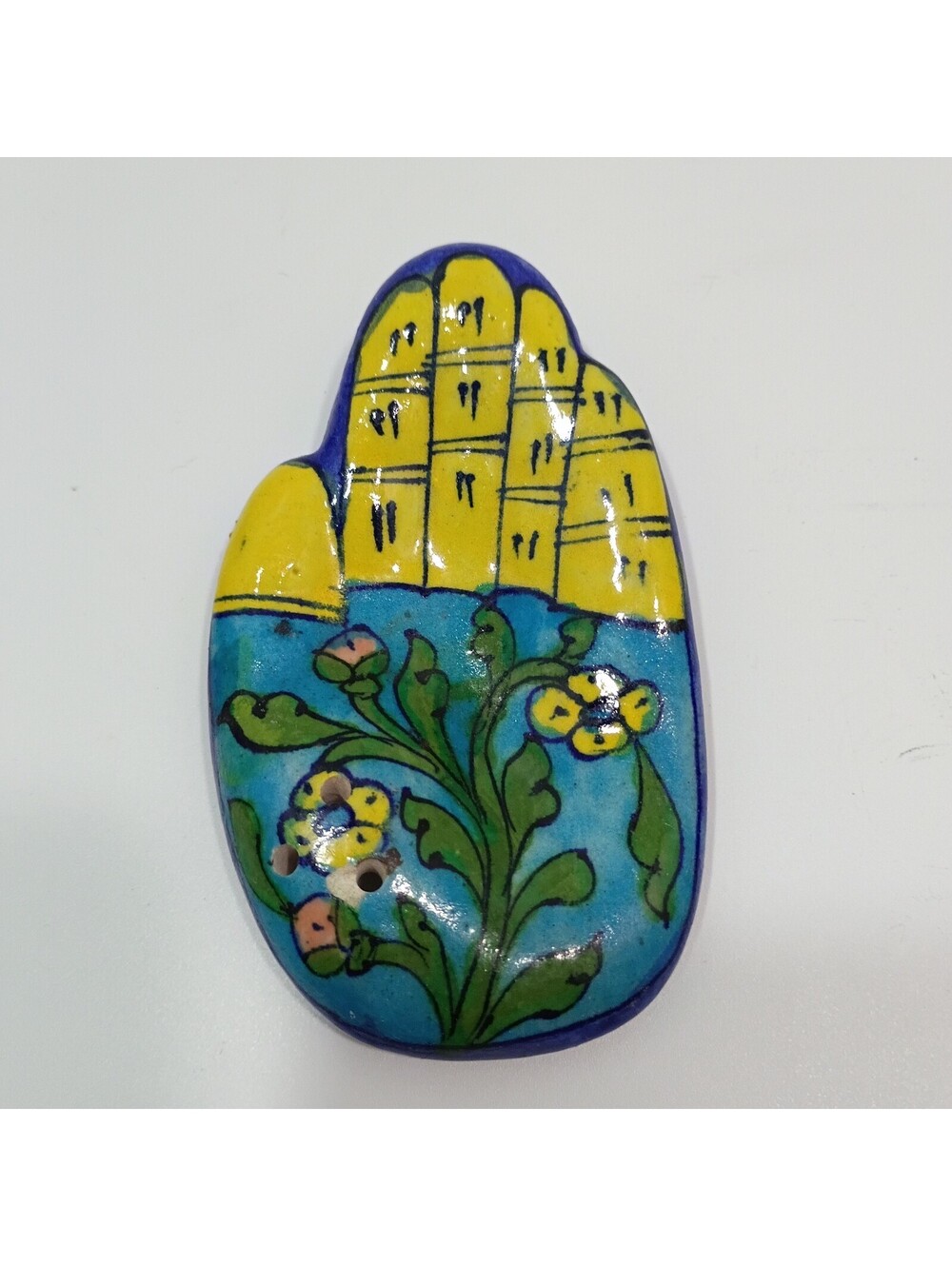 Small Colorful Spiritual Hand Pottery Incense Burner Boho Meditation